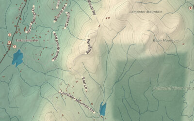Beautifully Detailed Map of Lempster, New Hampshire
