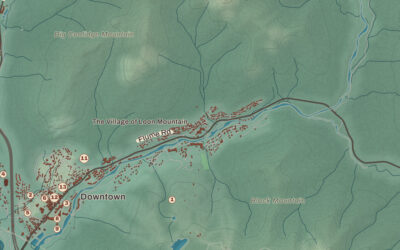 Beautifully Detailed Map of Lincoln, New Hampshire