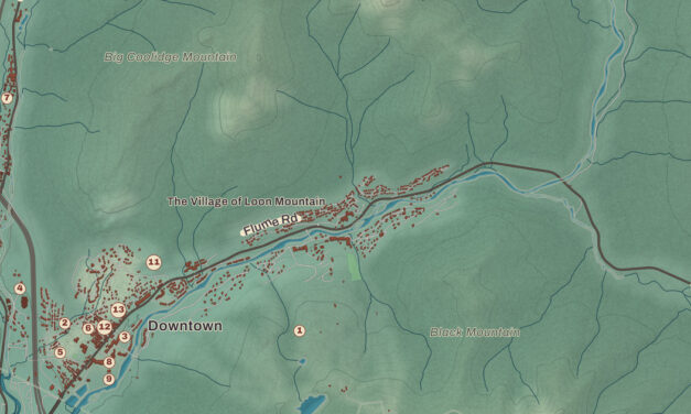 Beautifully Detailed Map of Lincoln, New Hampshire