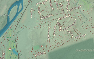 Beautifully Detailed Map of Litchfield, New Hampshire