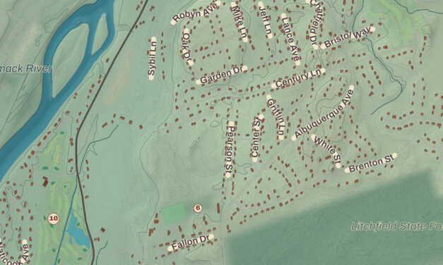 Beautifully Detailed Map of Litchfield, New Hampshire