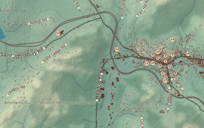 Beautifully Detailed Map of Littleton, New Hampshire
