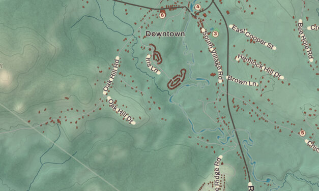 Beautifully Detailed Map of Loudon, New Hampshire