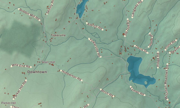 Beautifully Detailed Map of Lyman, New Hampshire