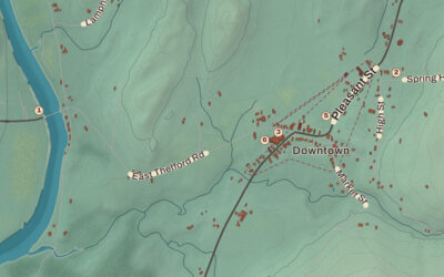 Beautifully Detailed Map of Lyme, New Hampshire