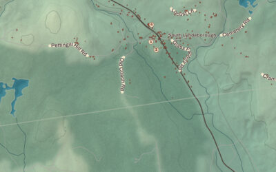 Beautifully Detailed Map of Lyndeborough, New Hampshire