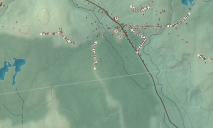 Beautifully Detailed Map of Lyndeborough, New Hampshire