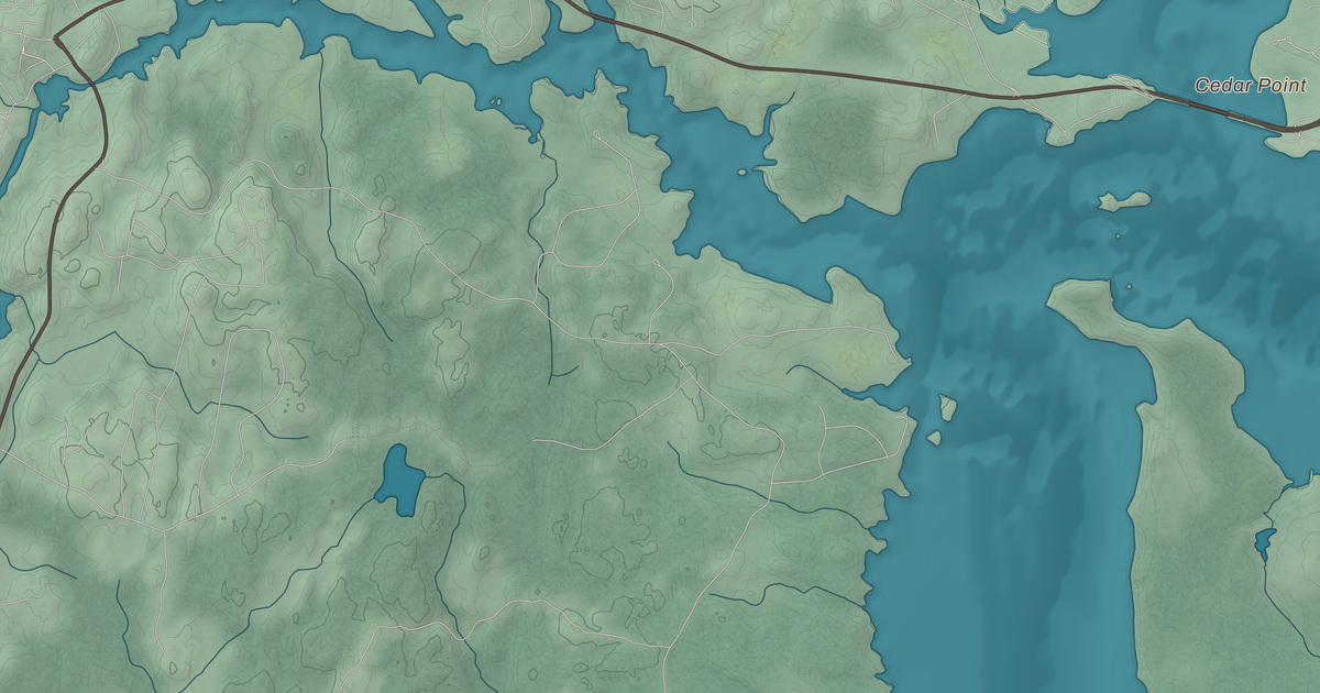 Beautifully Detailed Map of Madbury, New Hampshire