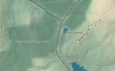 Beautifully Detailed Map of Marlow, New Hampshire