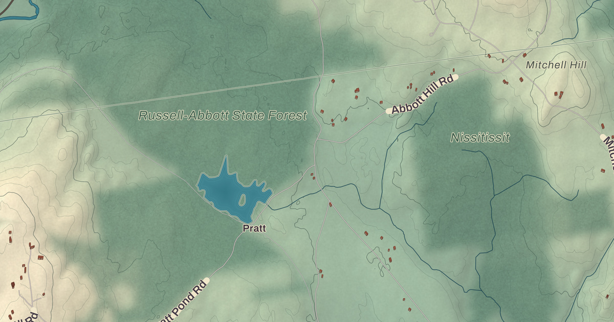 Beautifully Detailed Map of Mason, New Hampshire