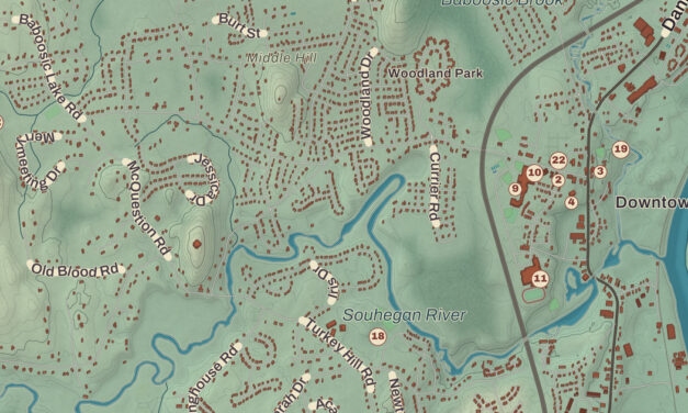 Beautifully Detailed Map of Merrimack, New Hampshire