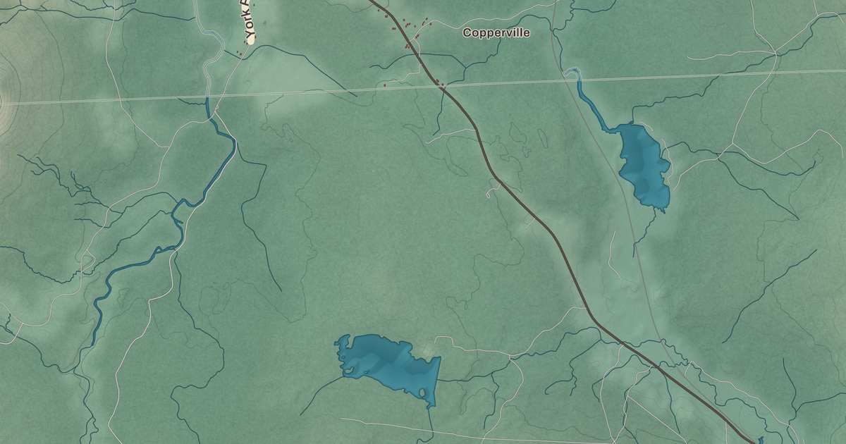Beautifully Detailed Map of Milan, New Hampshire