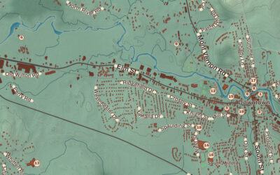 Beautifully Detailed Map of Milford, New Hampshire