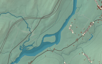 Beautifully Detailed Map of Monroe, New Hampshire