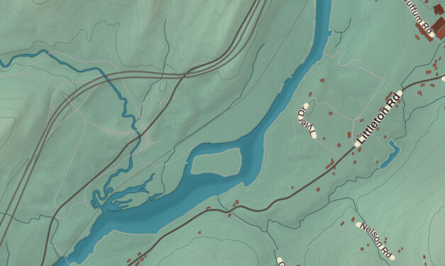 Beautifully Detailed Map of Monroe, New Hampshire