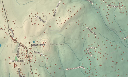 Beautifully Detailed Map of Mont Vernon, New Hampshire