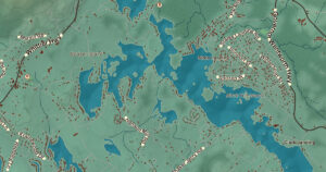 Detail from the map of Moultonborough, New Hampshire