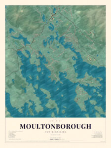 Map of Moultonborough, New Hampshire