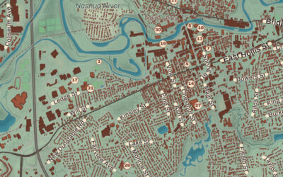 Beautifully Detailed Map of Nashua, New Hampshire