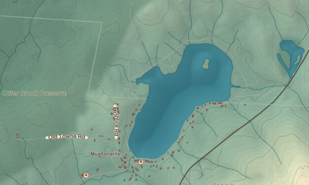 Beautifully Detailed Map of Nelson, New Hampshire