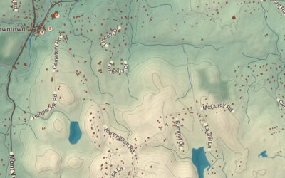 Beautifully Detailed Map of New Boston, New Hampshire