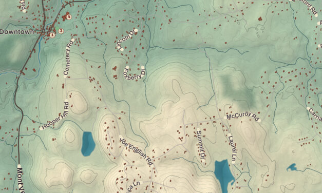 Beautifully Detailed Map of New Boston, New Hampshire