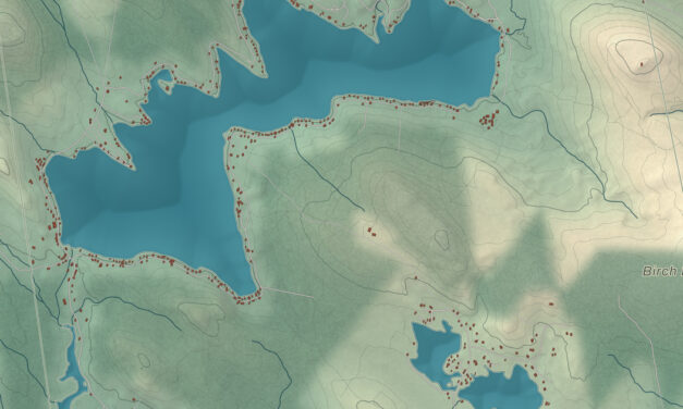 Beautifully Detailed Map of New Durham, New Hampshire