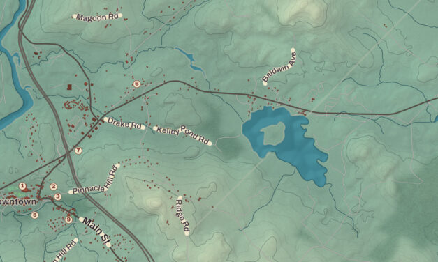 Beautifully Detailed Map of New Hampton, New Hampshire