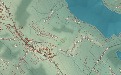 Beautifully Detailed Map of New London, New Hampshire