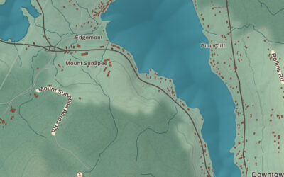 Beautifully Detailed Map of Newbury, New Hampshire