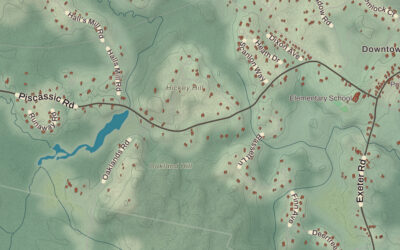 Beautifully Detailed Map of Newfields, New Hampshire