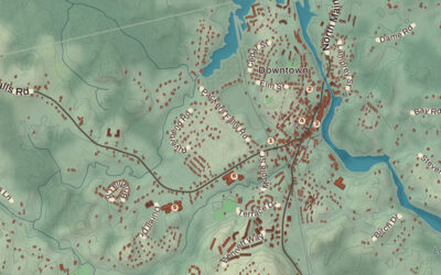 Beautifully Detailed Map of Newmarket, New Hampshire