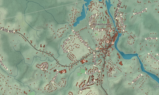 Beautifully Detailed Map of Newmarket, New Hampshire