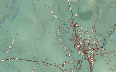 Beautifully Detailed Map of Newport, New Hampshire