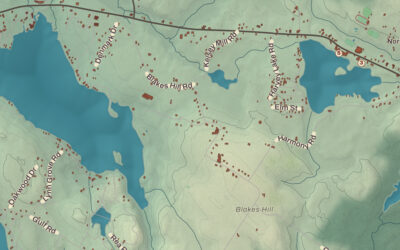 Beautifully Detailed Map of Northwood, New Hampshire