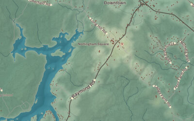 Beautifully Detailed Map of Nottingham, New Hampshire