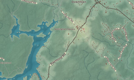 Beautifully Detailed Map of Nottingham, New Hampshire