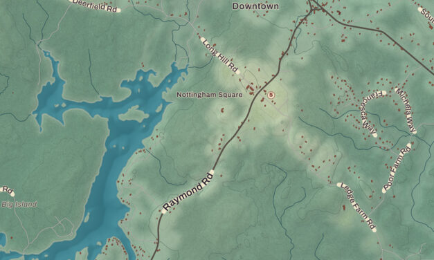 Beautifully Detailed Map of Nottingham, New Hampshire