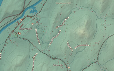 Beautifully Detailed Map of Orford, New Hampshire