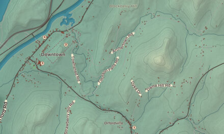 Beautifully Detailed Map of Orford, New Hampshire