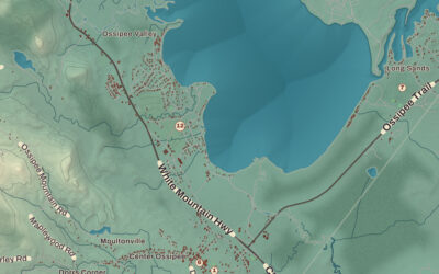 Beautifully Detailed Map of Ossipee, New Hampshire