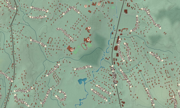 Beautifully Detailed Map of Pelham, New Hampshire