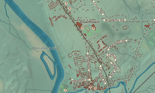 Beautifully Detailed Map of Pembroke, New Hampshire