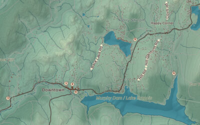 Beautifully Detailed Map of Pittsburg, New Hampshire