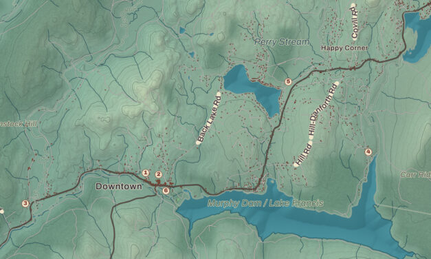 Beautifully Detailed Map of Pittsburg, New Hampshire