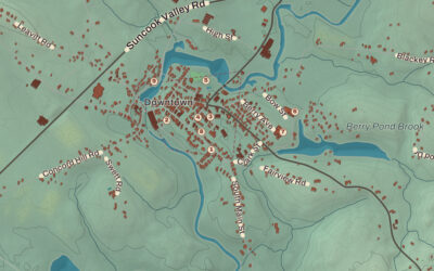 Beautifully Detailed Map of Pittsfield, New Hampshire