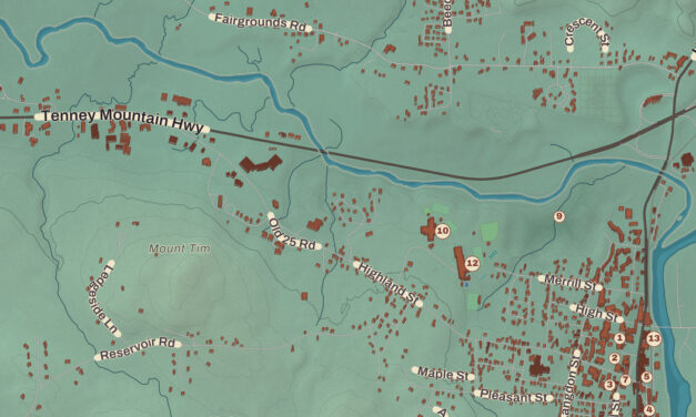 Beautifully Detailed Map of Plymouth, New Hampshire