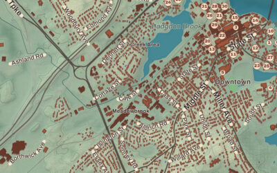 Beautifully Detailed Map of Portsmouth, New Hampshire