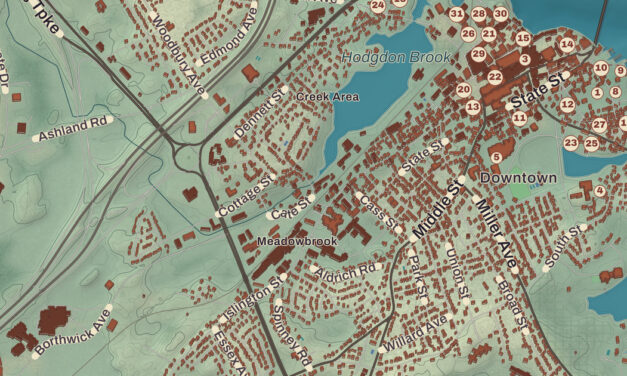 Beautifully Detailed Map of Portsmouth, New Hampshire