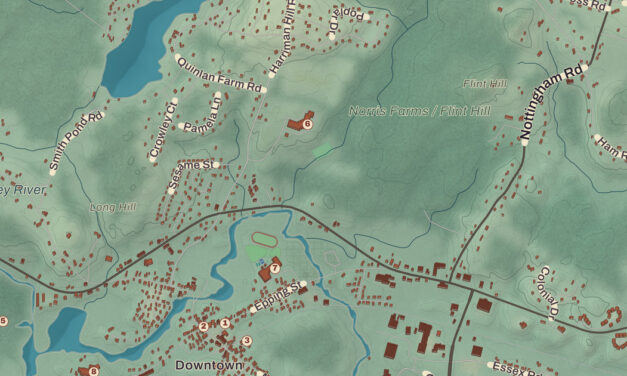 Beautifully Detailed Map of Raymond, New Hampshire